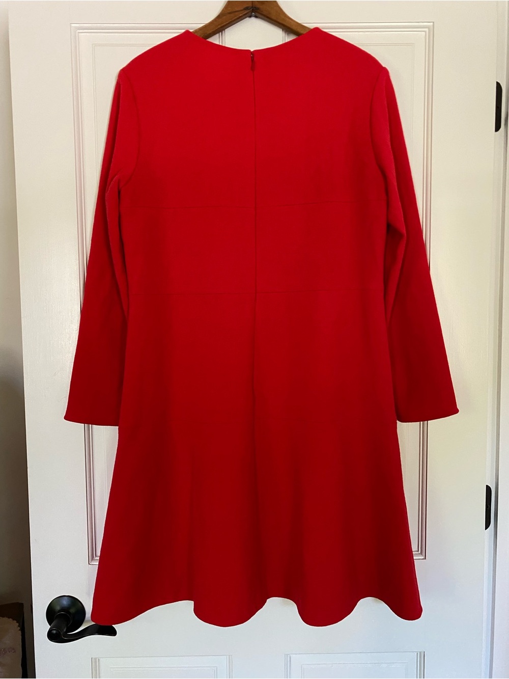 OSCAR DE LA RENTA red wool-blend dress 12 - Picture 3 of 6